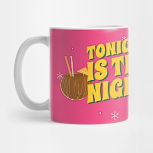 Tiki Party Coconut Cocktail Party Mug